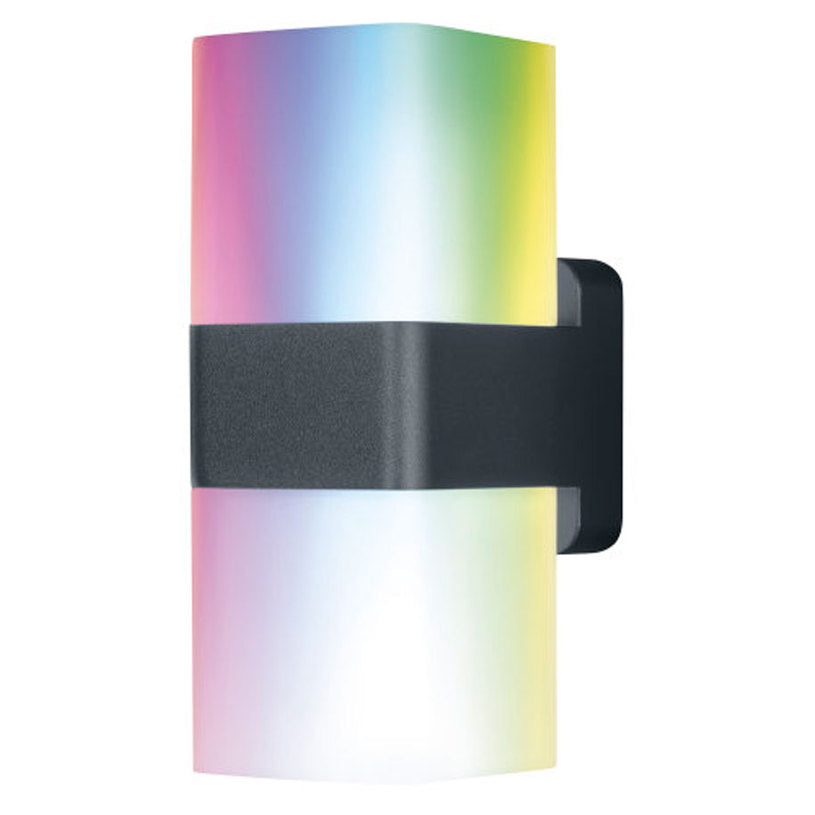 ЛАМПА ЗА ОТКРИТО SMART WIFI CUBE WALL UPDOWN RGBW 900lm DG IP44 SMART LEDVANCE