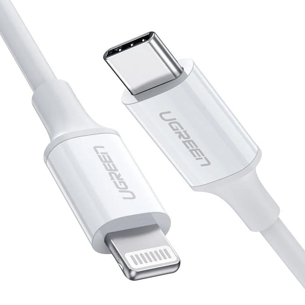 КАБЕЛ USB-C/Lightining MFI, 1М UGREEN - БЯЛ