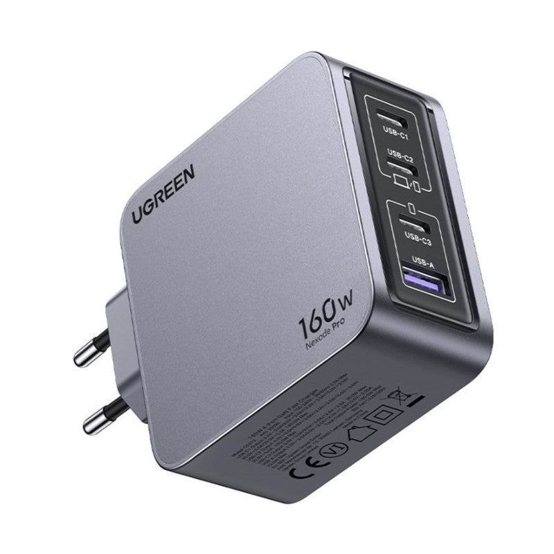 УНИВЕРСАЛНО ЗАРЯДНО УСТРОЙСТВО X763 220V 3xUSB-C 1xUSB A GaN 160W UGREEN