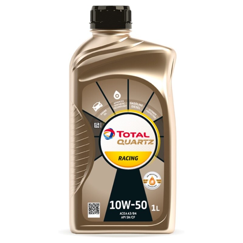 Масло TOTAL QUARTZ RACING 10W50 1L