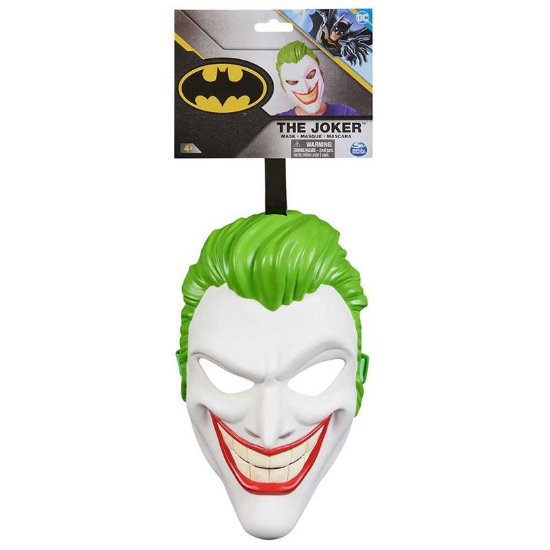 Официално лицензирана детска маска на Батман Zynora DC Superhero – Регулируема карнавална маска с еластична лента за ролеви игри, Хелоуин и косплей (4+ години)