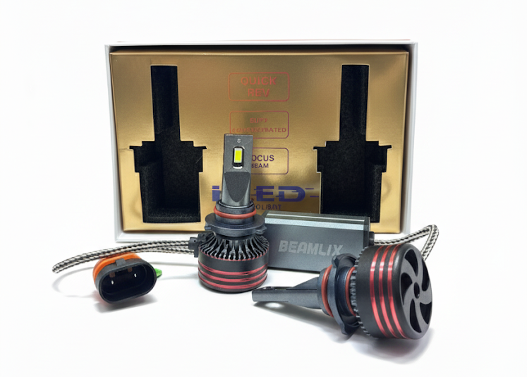 Комплект LED Крушки HB3/HB4 Pro 130W 13000LM 6000K 2Бр.BEAMLIX