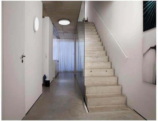 Плафон за баня LED Ledvance, 12W, Със сензор за движение и звук, 900 лумена