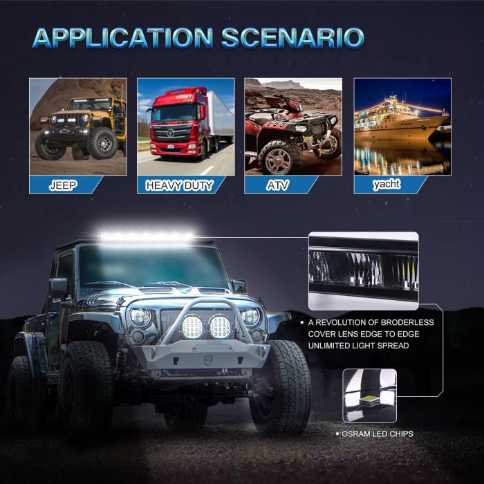 Лед бар 120W- 80см