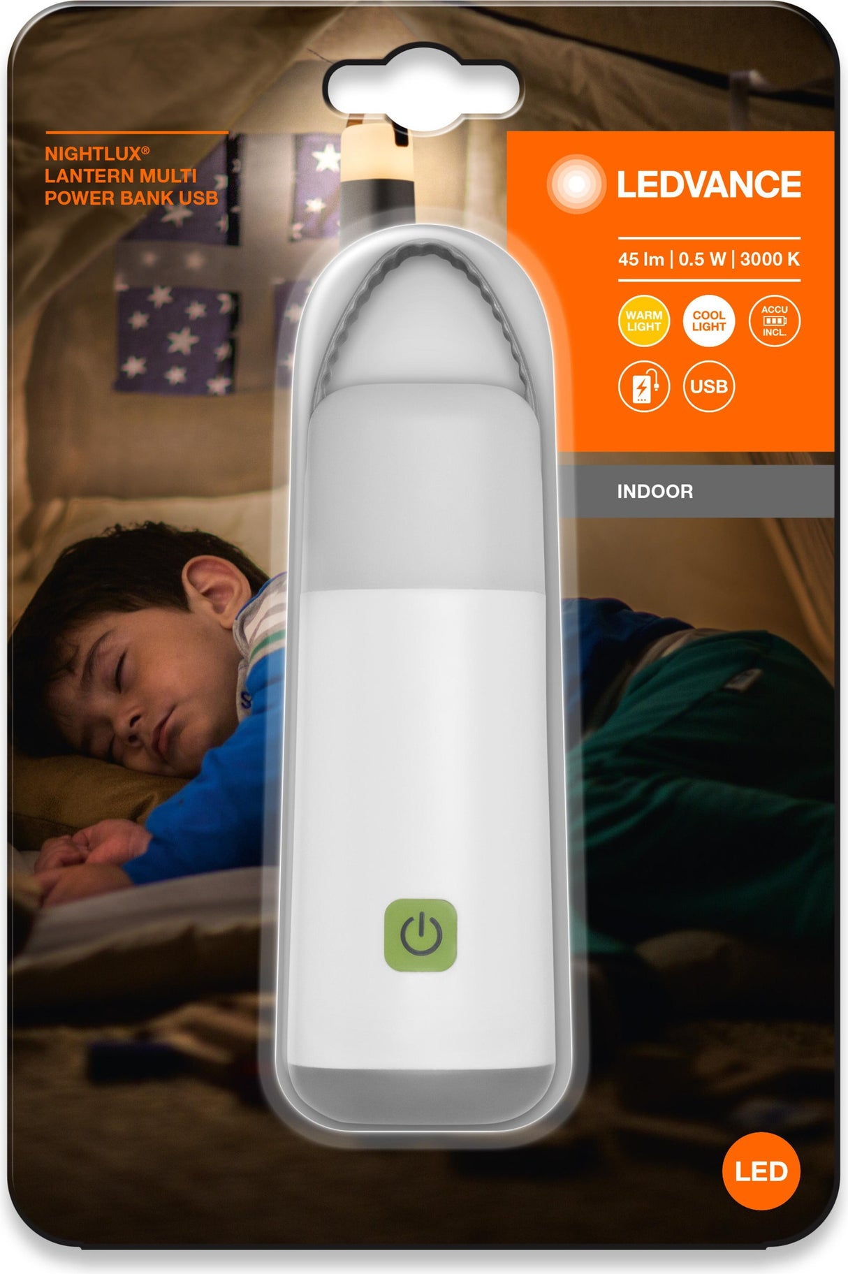 LED ФЕНЕР С ФУНКЦИЯ POWER BANK NIGHTLUX MOBILE MULTI PB USB CCT WT LEDVANCE