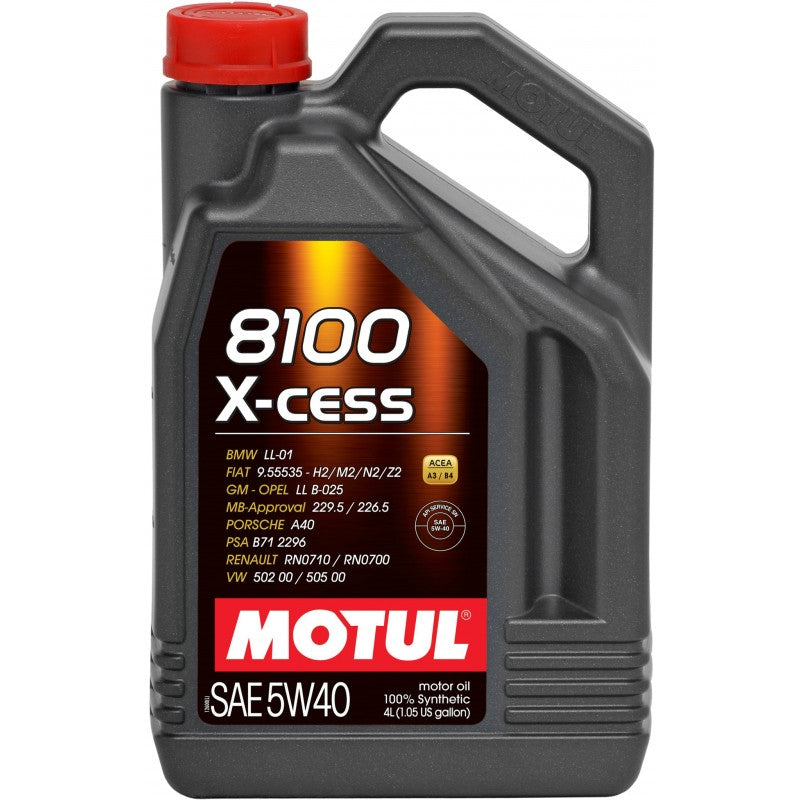 Масло MOTUL 8100 X-CESS 5W40 4L