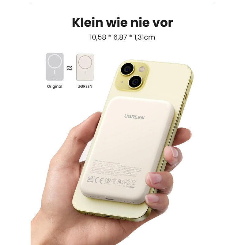 POWER BANK( Портативна батерия)5 000mAh Mini MAGNETIC WIR PB560 UGREEN