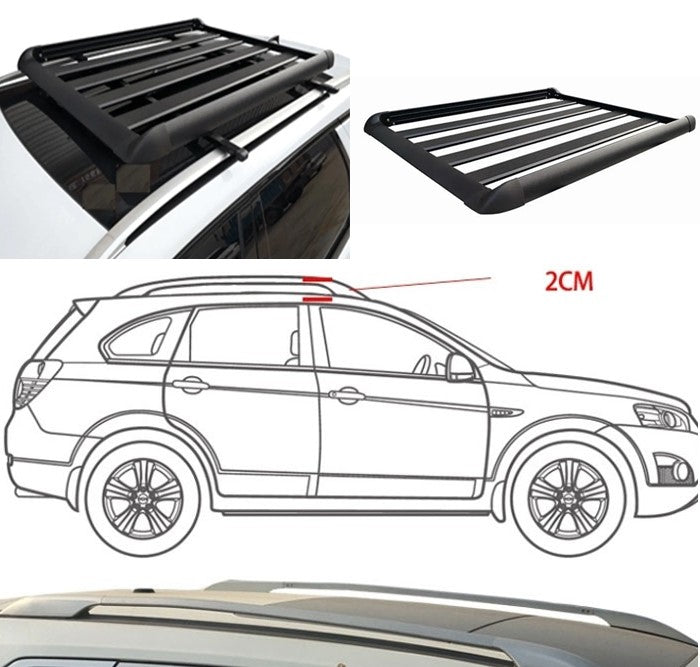 Багажник за покрив (160 х 110 см) - Черен
