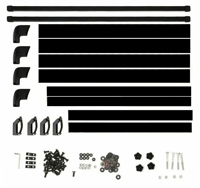 Багажник за покрив (160 х 110 см) - Черен