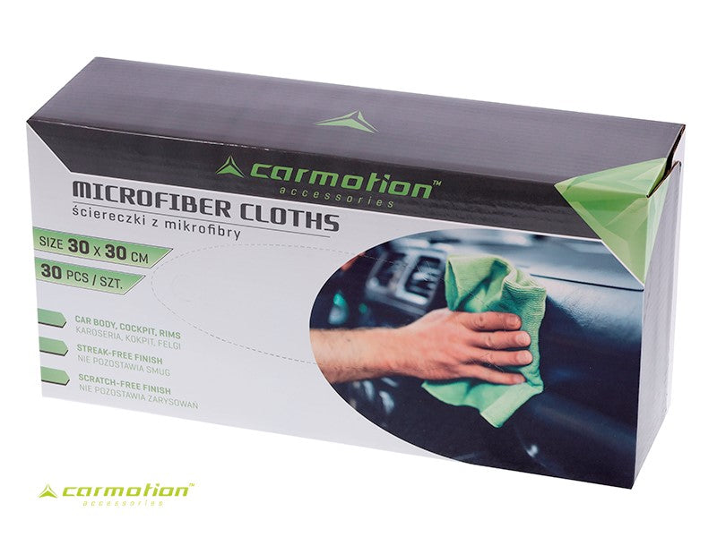 Микрофибърни кърпи 30 бр. CARMOTION