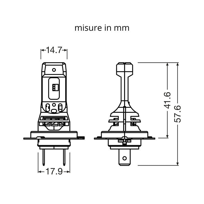 LED Крушки Osram NIGHT BREAKER LED SPEED H7 64210DWNBSP LEGAL LED 16W 12V PX26D BOX2