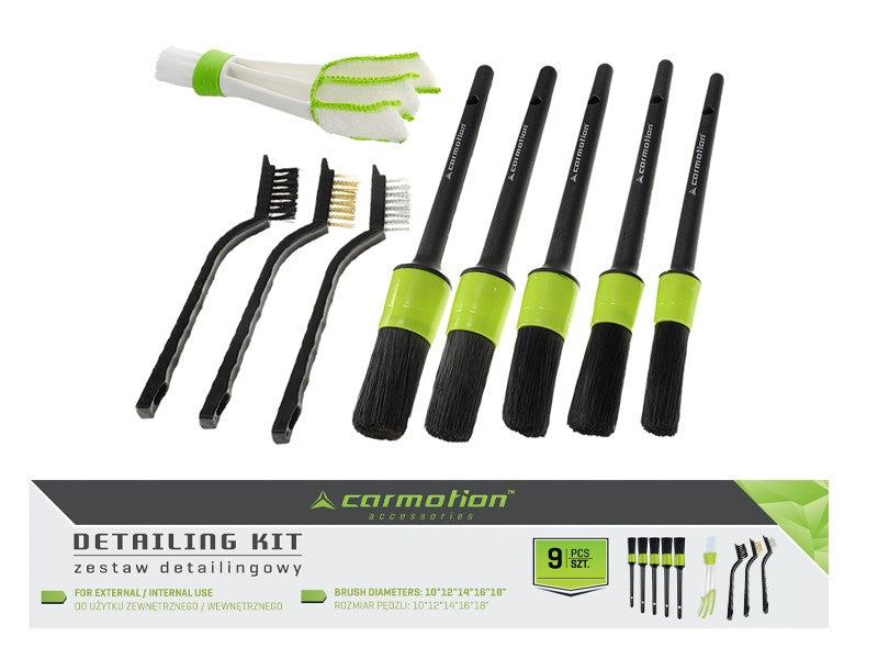 Комплект за детайлинг,9бр. CARMOTION