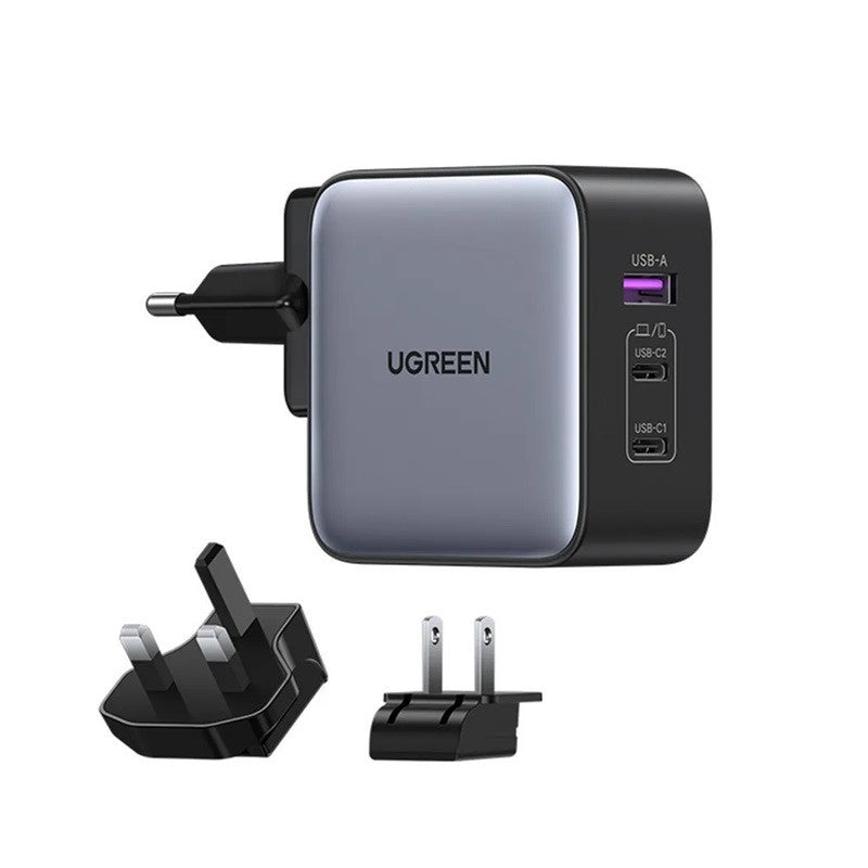 ЗАРЯДНО УСТРОЙСТВО 220V 2USBC,1USBA,65W,US,UK,EU CD296 UGREEN