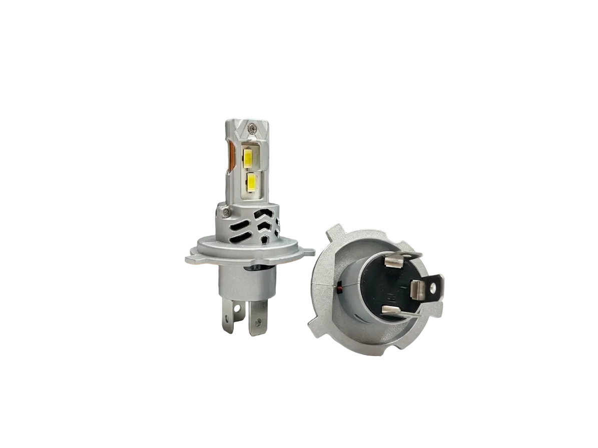 Мощни LED Крушки H4 Plug&Play за Фарове с CANBUS (Без Грешки) – 70W, 7000lm, 6000K (Комплект)