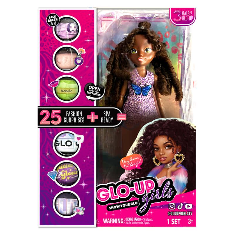 Модна кукла Raya Toys GLO-UP Girls (Show Your Glo) – Интерактивен спа и козметичен салон с над 25 изненади