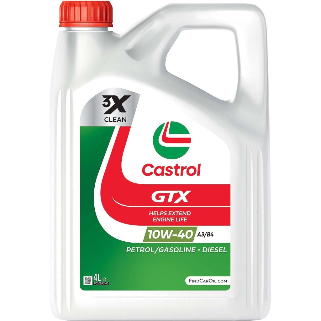 Моторно масло CASTROL GTX ULTRACLEAN 10W40 4L