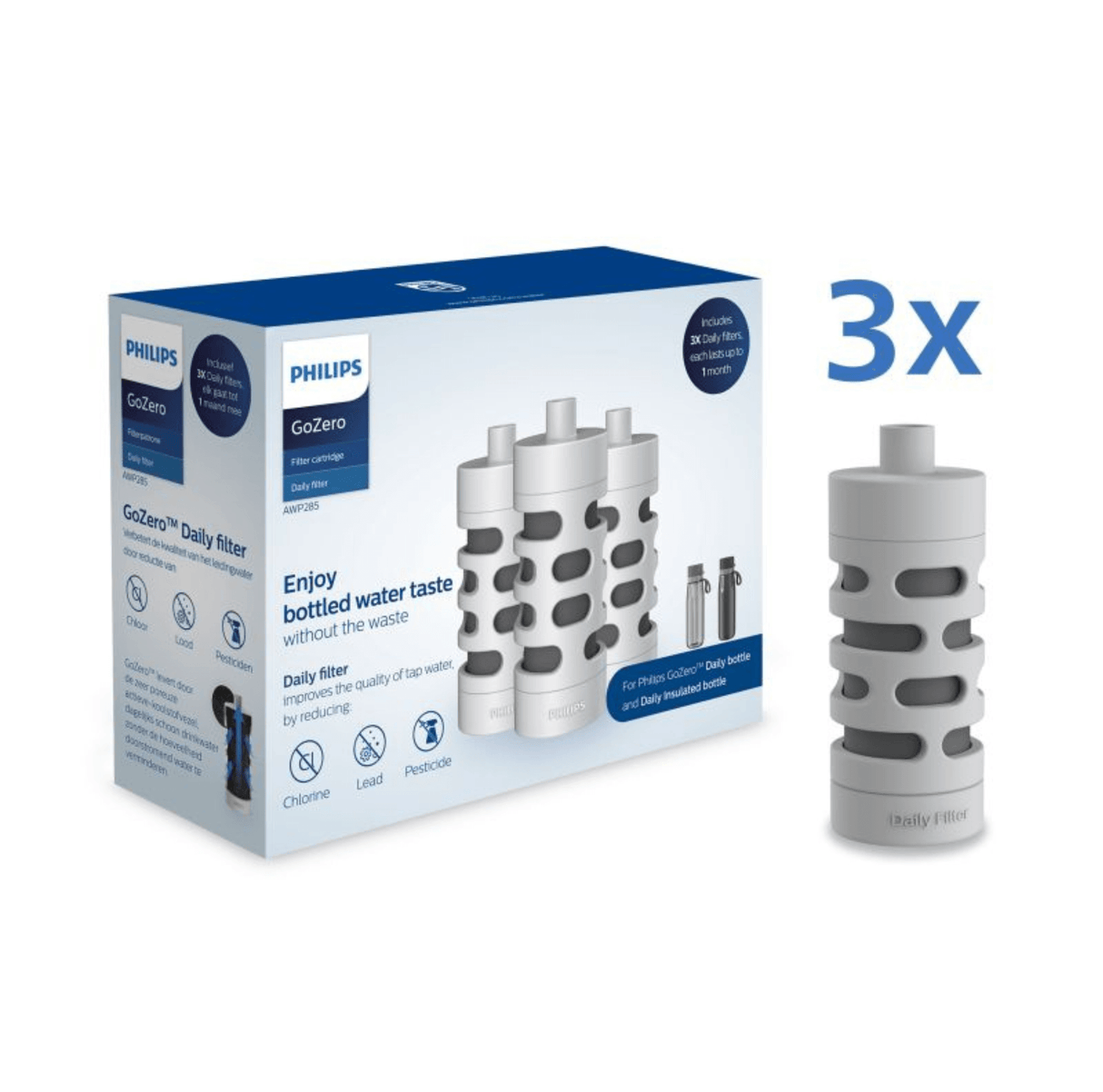 РЕЗЕРВЕН ФИЛТЪР ЗА ИНСТАНТНА КАНА AWP225 PHILIPS - 3БР