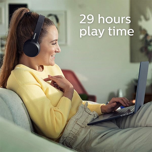 БЕЗЖИЧНИ СЛУШАЛКИ С НАУШНИЦИ BLUETOOTH ON-EAR СЛУШАЛКИ TAH4205BL PHILIPS -СИН