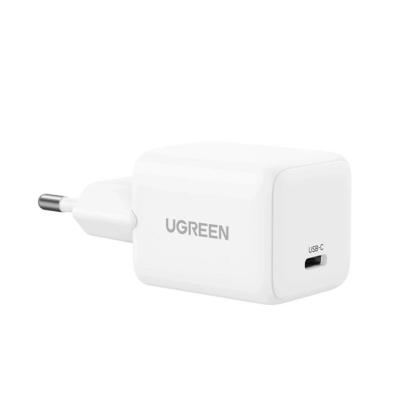 УНИВЕРСАЛНО ЗАРЯДНО УСТРОЙСТВО X513 220V 1xUSB-C GaN 30W mini UGREEN - БЯЛ