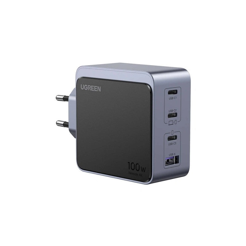 ЗАРЯДНО 220V 3xUSB-C,1xUSB A,GaN,100W, X565 UGREEN
