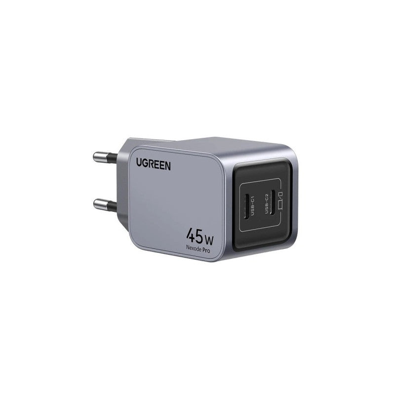 ЗАРЯДНО УСТРОЙСТВО 220V 2xUSB-C,GaN,45W X707 UGREEN