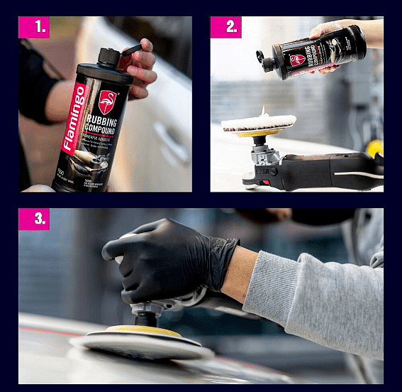 Паста абразивна полиращаза заличаване на драскотини и окиси Flamingo