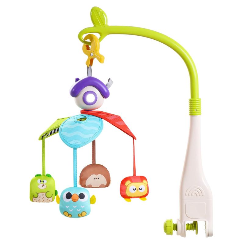 Бебешка музикална въртележка за кошара и количка Raya Toys Baby Crib Bell – Нежни мелодии, светлини и вълшебни сънища