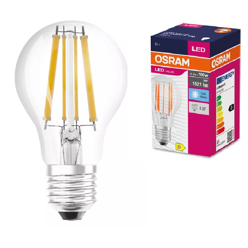 LED KРУШКА VALUE FILAMENT CLA100 1520lm/840 E27 LEDVANCE