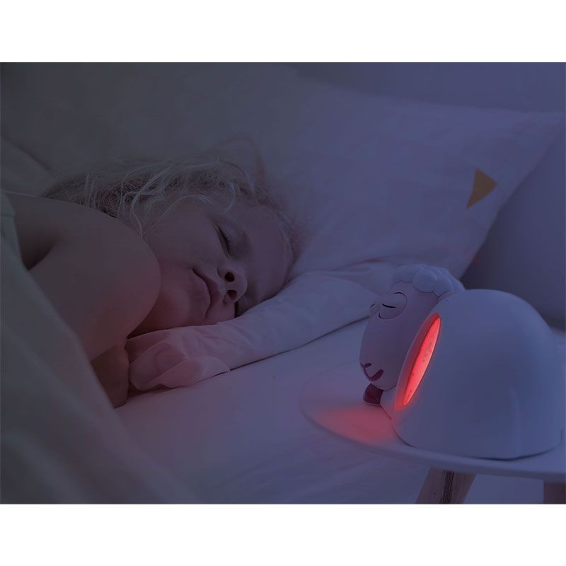 Детски треньор за сън и нощна лампа Zynora Sleep Coach – Интелигентен часовник с визуален светофар, аларма и таймер за дрямка (0+ месеца)