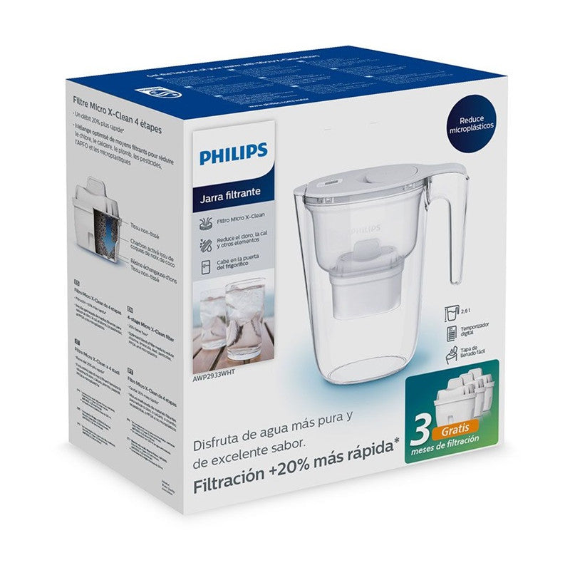 Кана за филтриране на вода Philips Micro X-Clean, 2.6 л