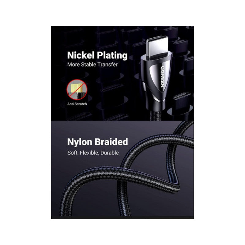 КАБЕЛ 8K HDMI/HDMI ПЛЕТЕН 5m HD140 UGREEN