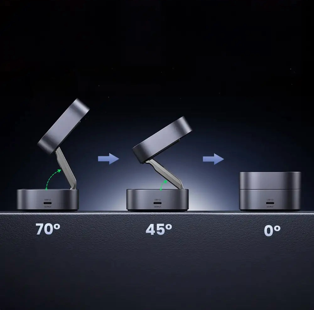 БЕЗЖИЧНО ЗАРЯДНО 3in1,МАГНИТ,7.5W/iOs W526 UGREEN