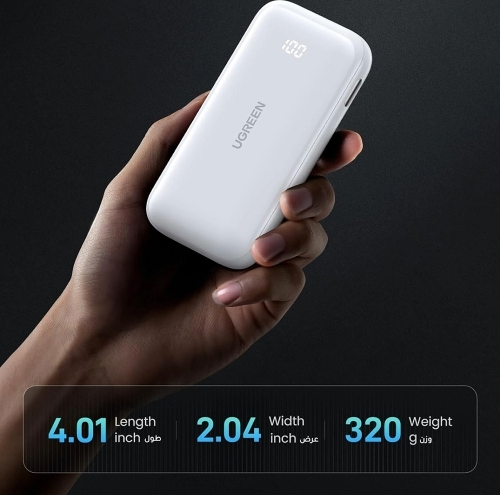 POWER BANK (ВЪНШНА БАТЕРИЯ)10 000mAh Mini FAST CHARGI PB501 UGREEN