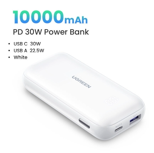 POWER BANK (ВЪНШНА БАТЕРИЯ)10 000mAh Mini FAST CHARGI PB501 UGREEN