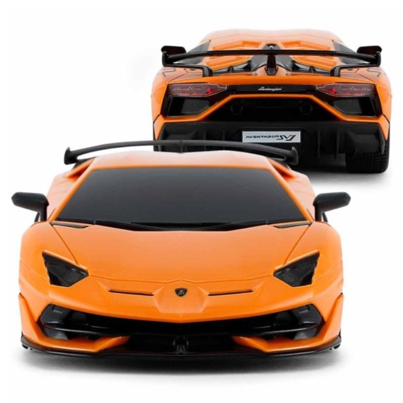 Кола с дистанционно Rastar Lamborghini Aventador SVJ – Радиоуправляема суперкола с детайлен интериор, артикул 96100 (Мащаб 1:24)