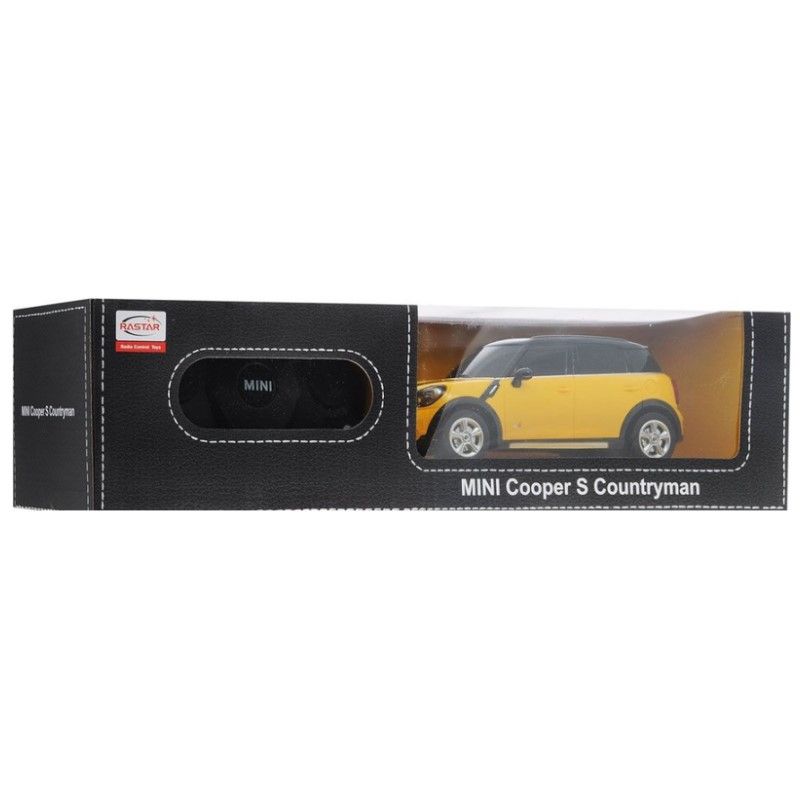 Кола с дистанционно Rastar Mini Cooper S Countryman – Радиоуправляема градска легенда с реалистичен дизайн, артикул 71700 (Мащаб 1:24)