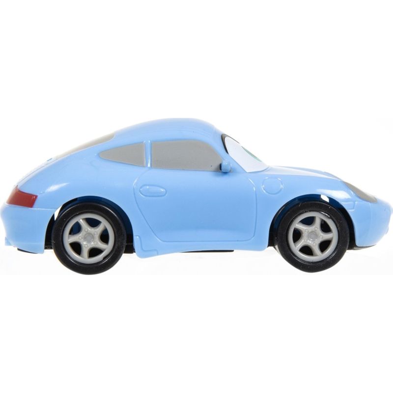 Детска състезателна количка Disney Pixar Cars: Pull-Back Sally – Оригинална количка Сали в голям мащаб 1:43 с инерционен механизъм (3+ години)