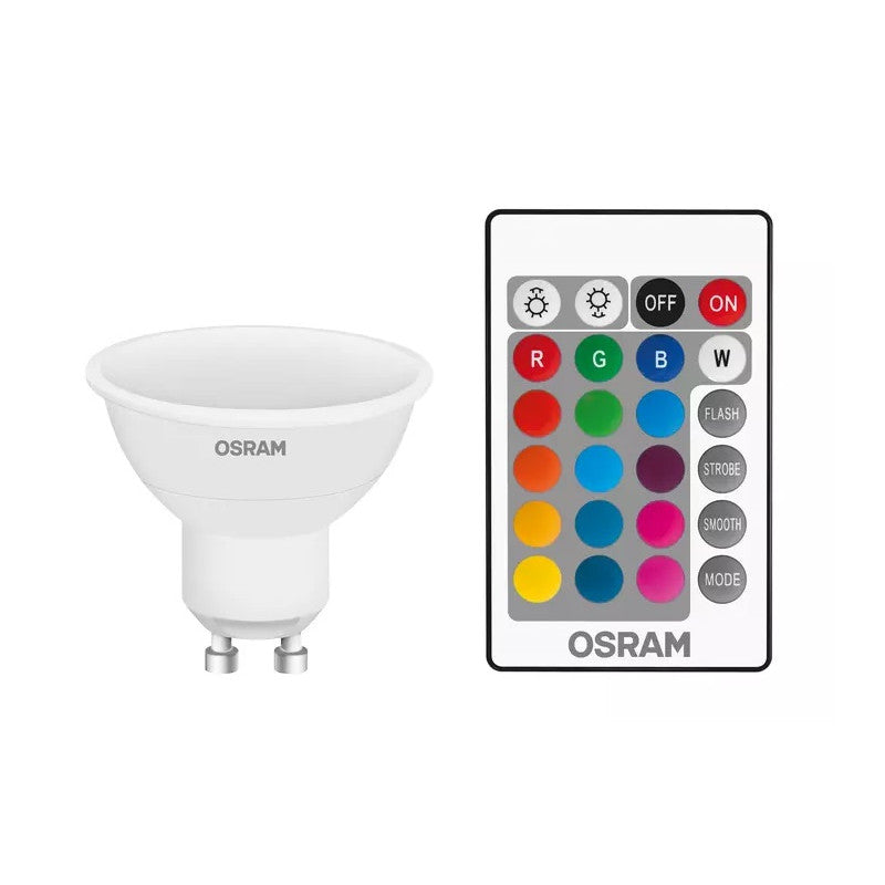 LED ЛАМПА RGB GU10 25 REM 4.5W/827 230V GU10 LEDVANCE