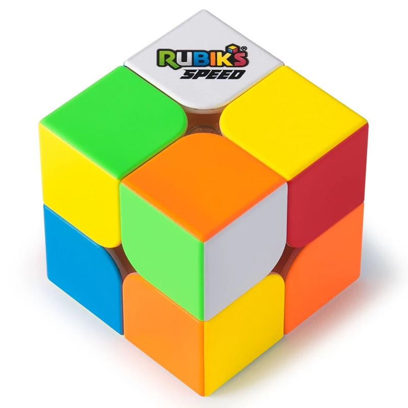Електронно скоростно кубче Zynora Speed Cube 2x2 – Професионален безстикерен пъзел за speedcubing, предварително смазан, за рефлекси и логика (8+ години)