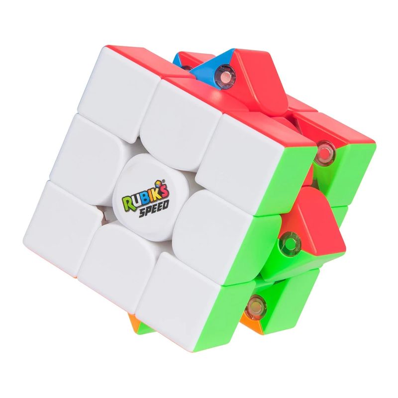 Детско магнитно скоростно кубче Zynora Magnetic Speed Cube 3x3 – Професионален безстикерен пъзел за speedcubing, предварително смазан, за рефлекси и логика (8+ години)