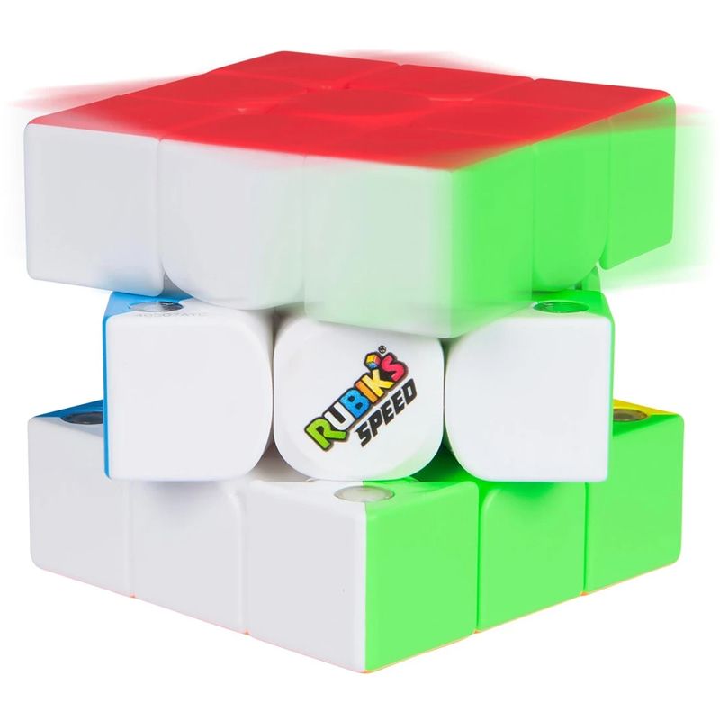 Детско магнитно скоростно кубче Zynora Magnetic Speed Cube 3x3 – Професионален безстикерен пъзел за speedcubing, предварително смазан, за рефлекси и логика (8+ години)