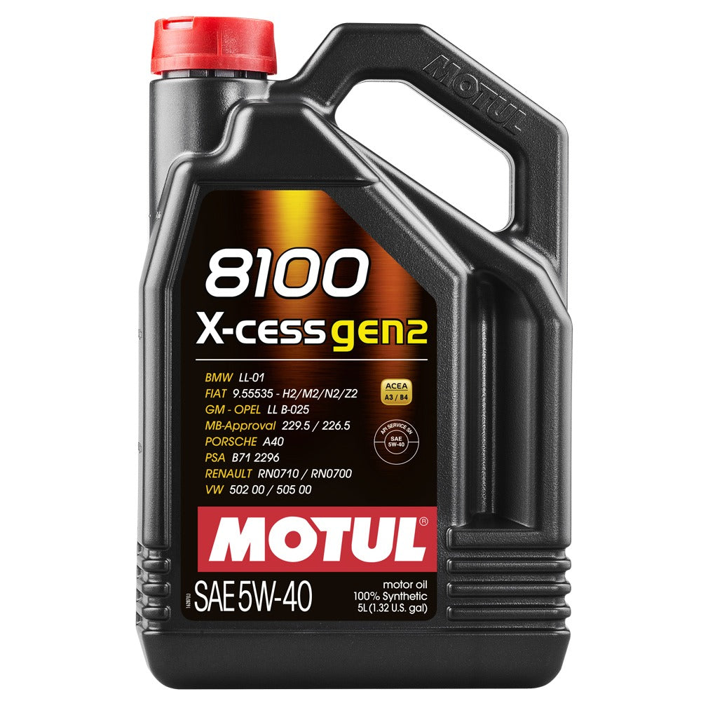 Масло MOTUL 8100 X-CESS GEN2 5W40 5L
