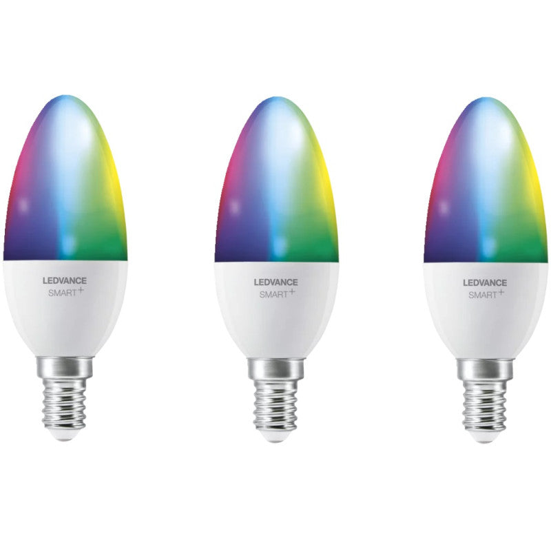 ПАКЕТх3 SMART WiFi CLB40 5W RGB 470lm E14 LEDVANCE