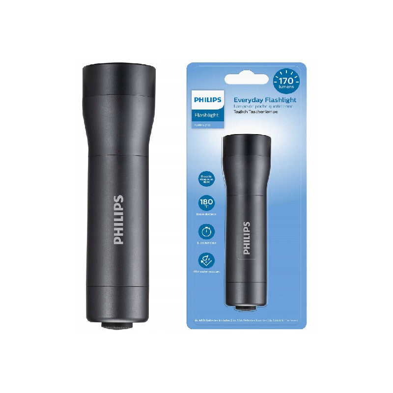 LED ФЕНЕР 170lm 180m метал IPX4 SFL4001T PHILIPS