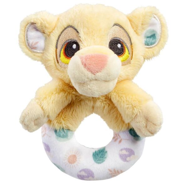 Мека бебешка дрънкалка Simba Disney „Цар Лъв“ – Магията на Disney в нежни пастелни цветове
