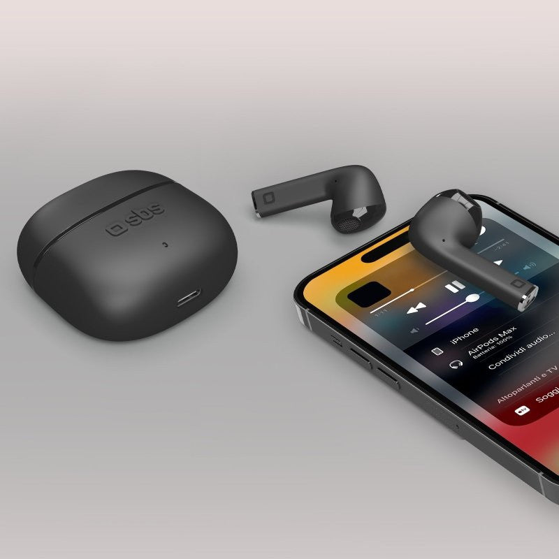 БЕЗЖИЧНИ СЛУШАЛКИ BLUETOOTH TWS СЛУШАЛКИ ONE COLOR SBS - ЧЕРЕН
