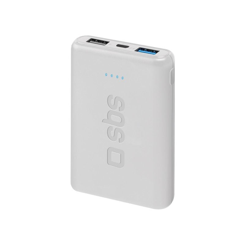 POWER BANK 5000mAh,2xUSB A SBS - БЯЛ