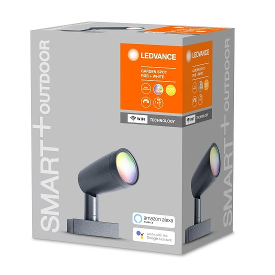 LED ПРОЖЕКТОР SMART WIFI GARDENSPOT RGBW 260lm IP65 SMART LEDVANCE