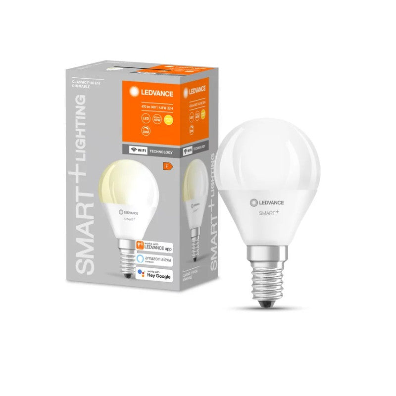 SMART WIFI ЛАМПА CLP40 5W DIM 470lm/827 E14 LEDVANCE