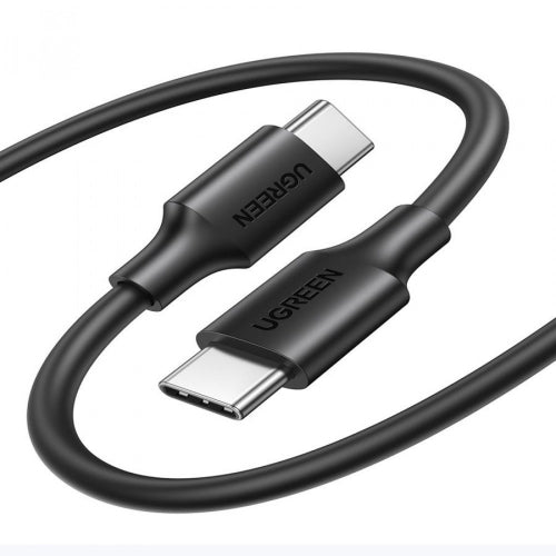 Кабел UGREEN US286, USB-C към USB-C, 3A, 60W, 1м, Черен